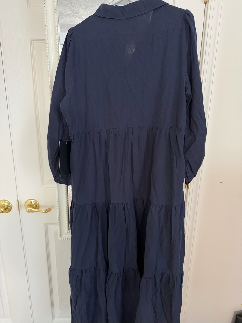 Tuckernuck
POMANDER PLACE Navy Cotton Mabel Maxi Dress Size L NWT - Picture 5 of 12